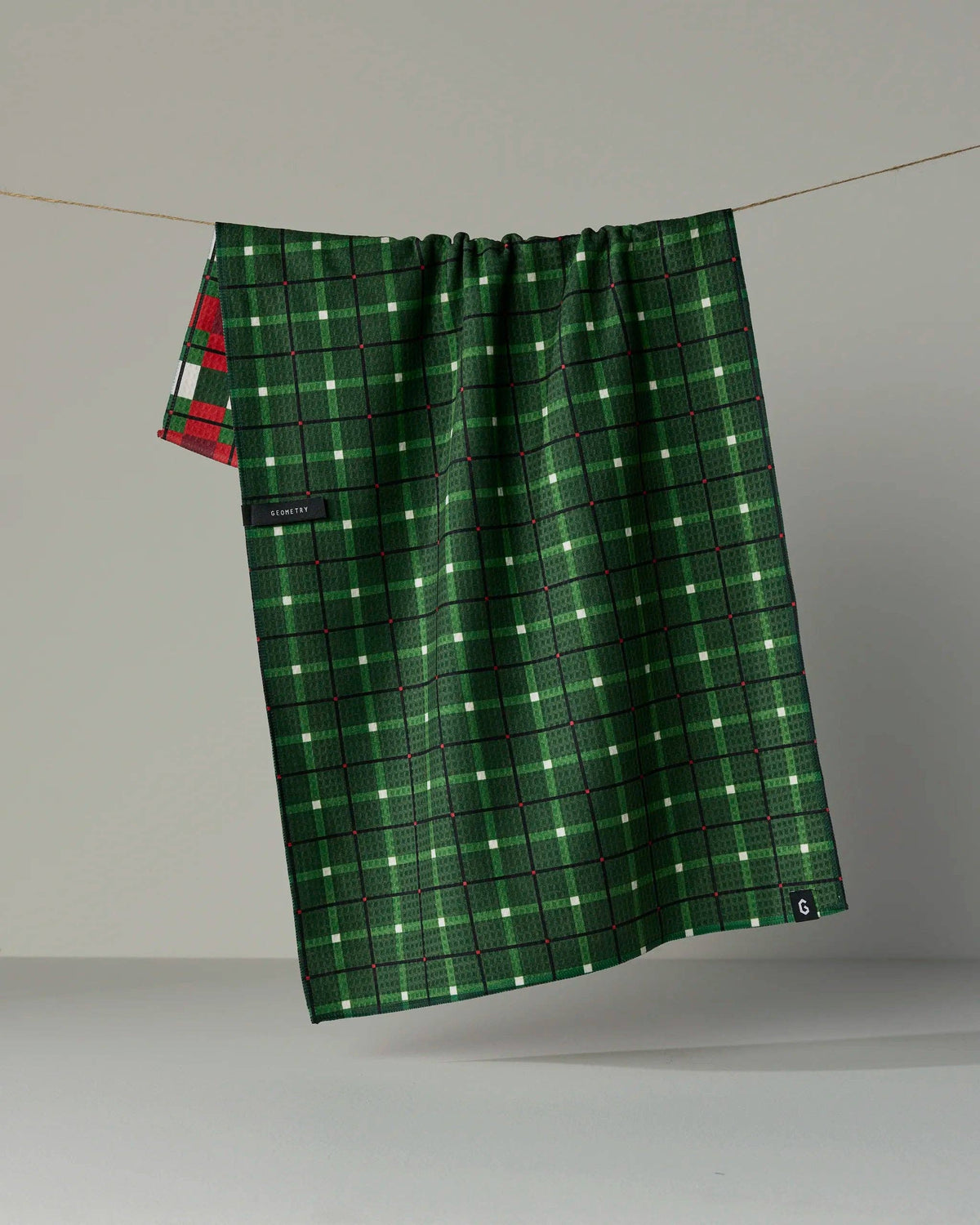 Geometry - Noel Plaid Luxe Kitchen Towel - Holiday 2026