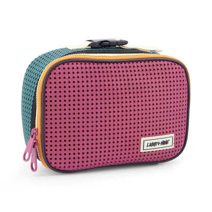 Light + Nine - Insulated Lunch Tote Artist Berry + Green
