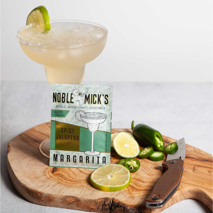 NOBLE MICK'S - Single Serve Craft Cocktails - Spicy Jalapeno Margarita Single Serve Craft Cocktail