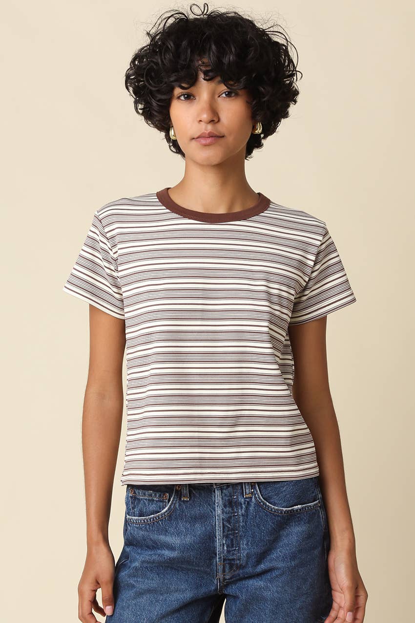 Mila Stripe Baby Tee