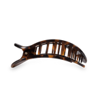 TELETIES - Tortoise Medium Flat Round Clip