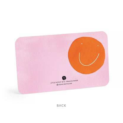E. Frances Paper - Orange Smiley Little Notes® NEW 55 Count