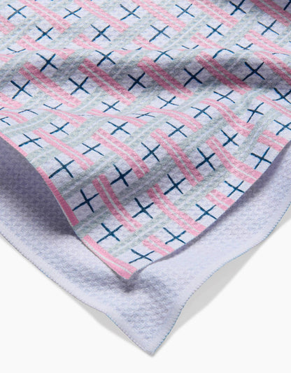 Geometry - Spring Cottage Plaid Tea Towel