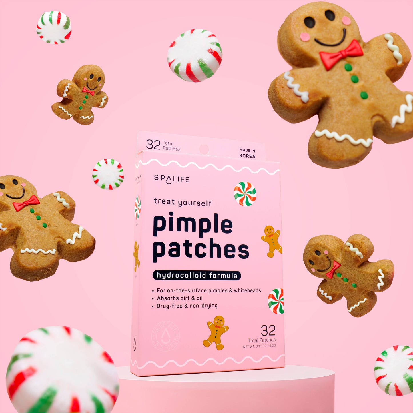 My Spa Life - Holiday Gingerbread & Candies Pimple Patches 72 ct