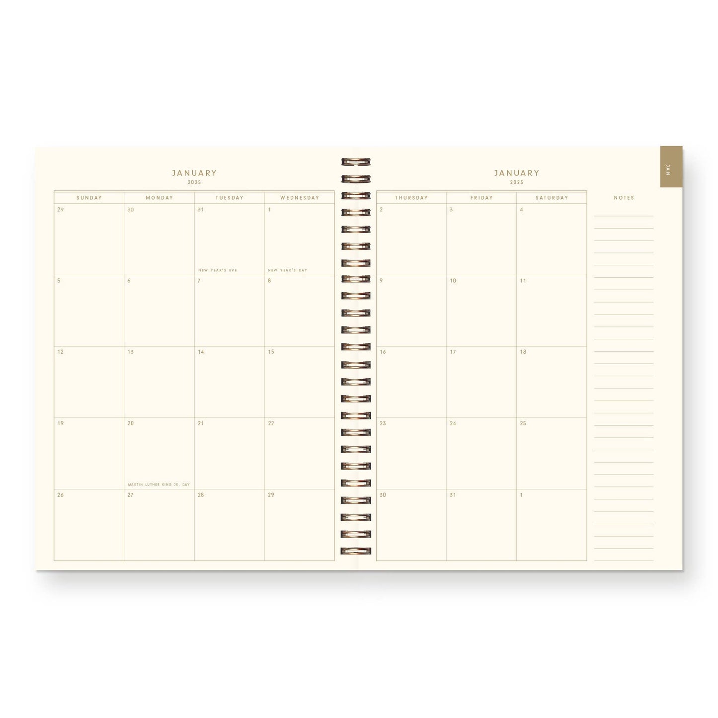 Ruff House Print Shop - 2026 Striped Dated Planner : Calendar Year