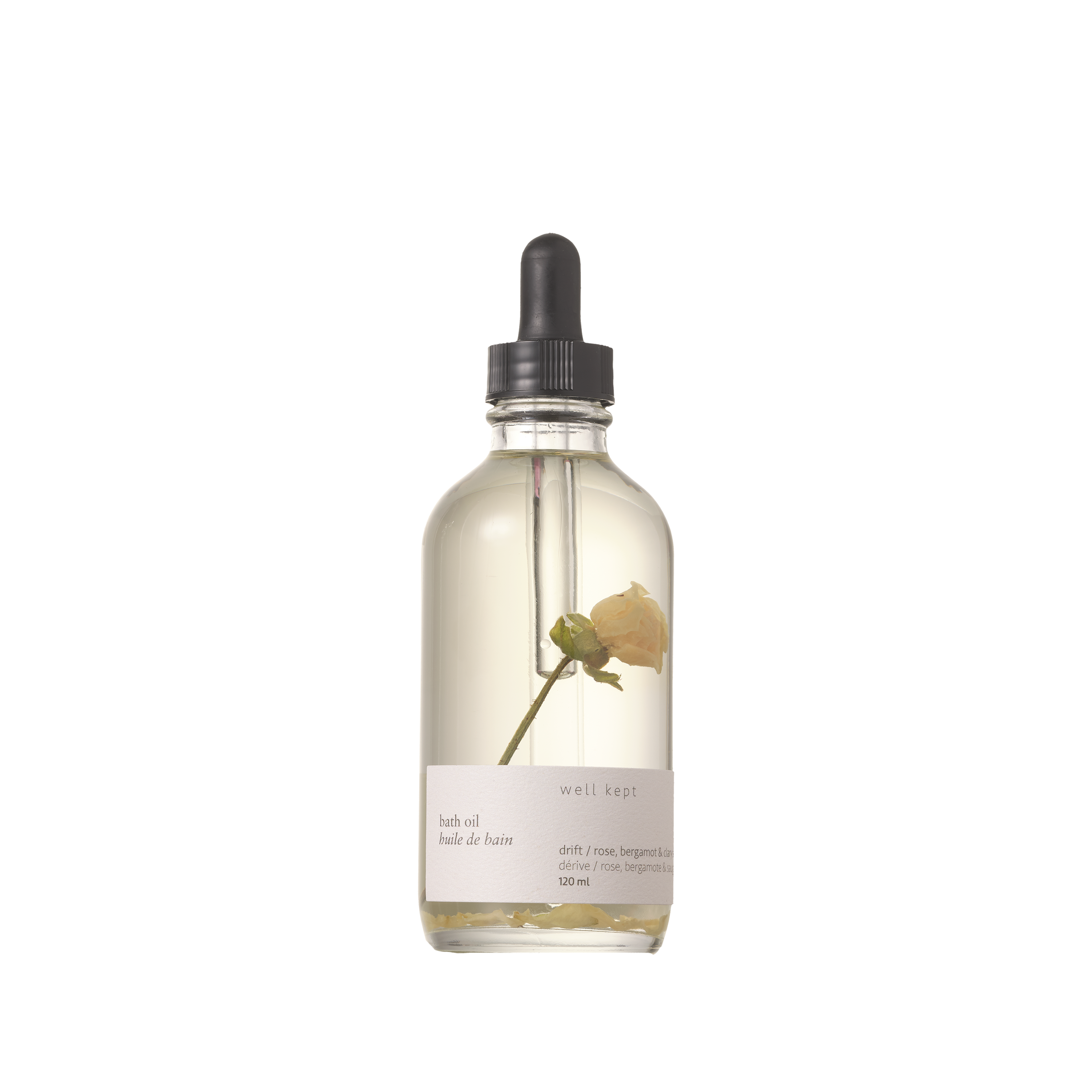 Well Kept - Bath Oil - Drift - 120ml (all-natural, hand-poured)
