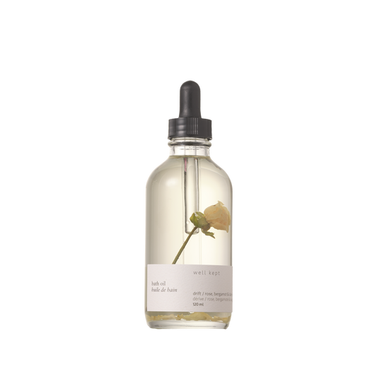 Well Kept - Bath Oil - Drift - 120ml (all-natural, hand-poured)