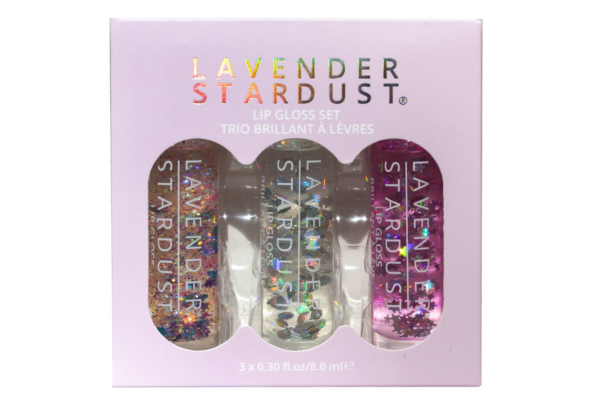 Lavender Stardust -Disco Glitter Lip Gloss Set