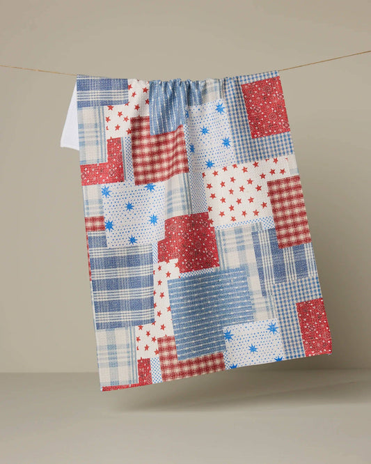 Geometry - Stars and Stitches Tea Towel