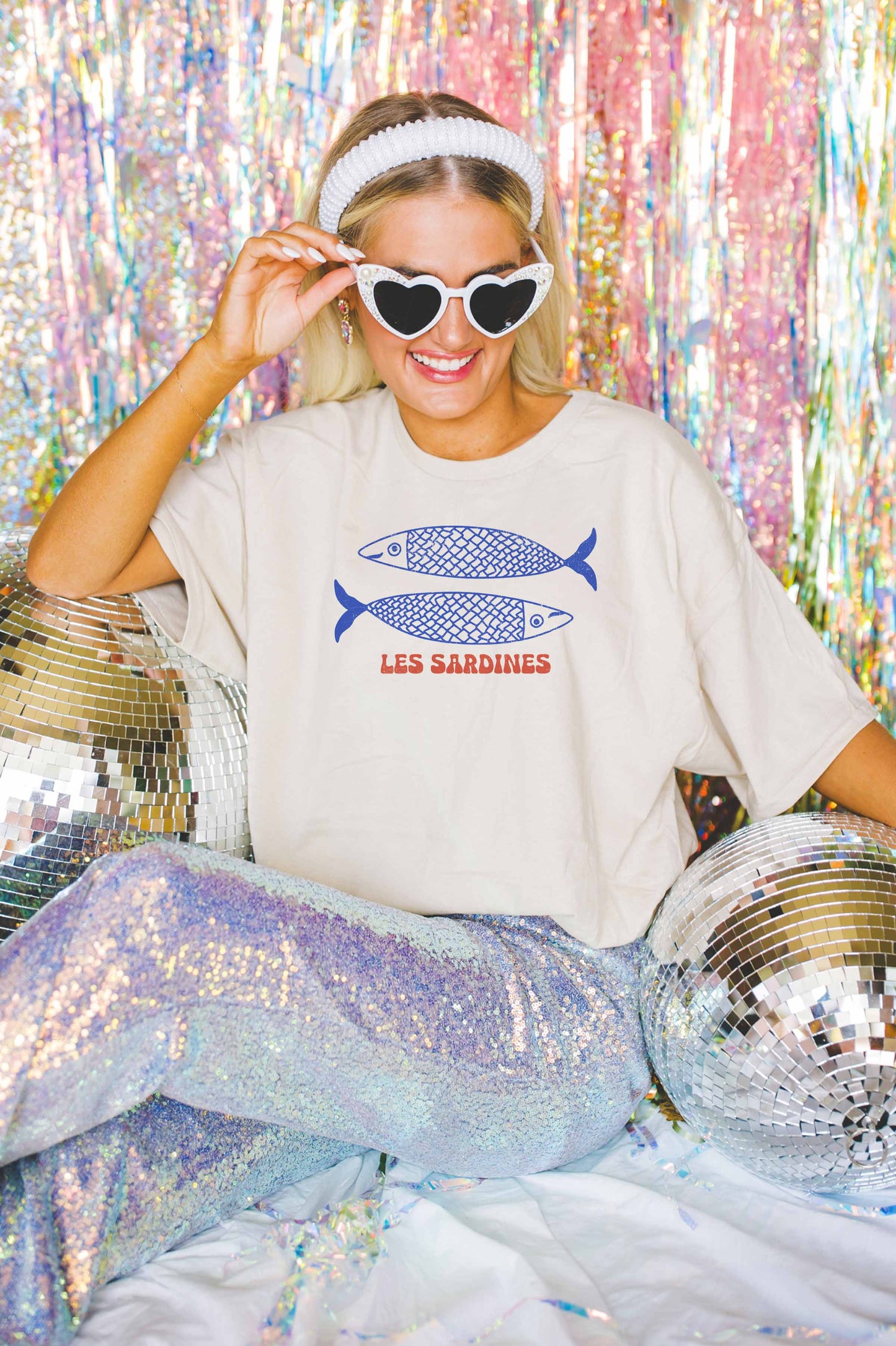 GOOD DAY STREET - LES SARDINES OVERSIZED TEE