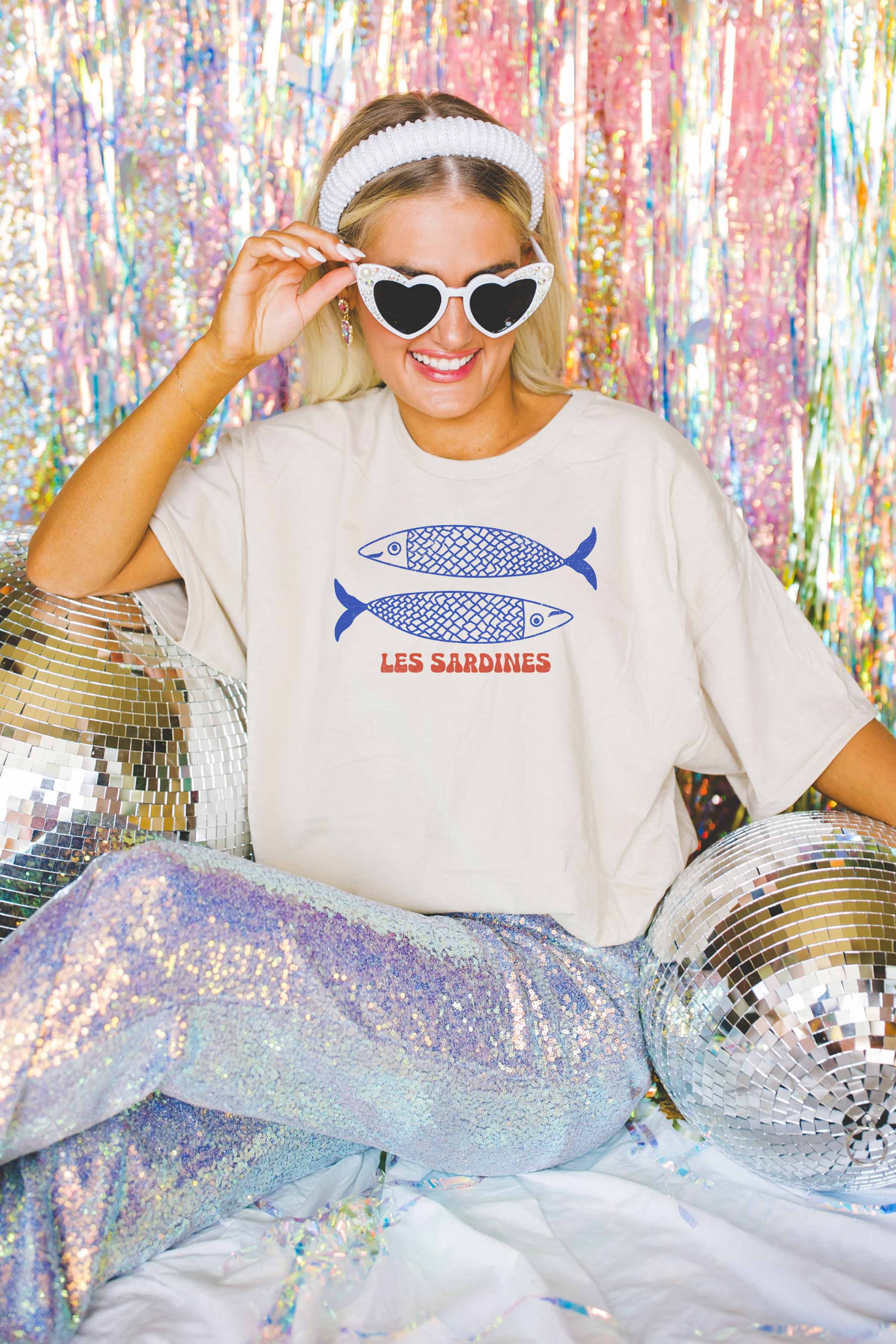 GOOD DAY STREET - LES SARDINES OVERSIZED TEE