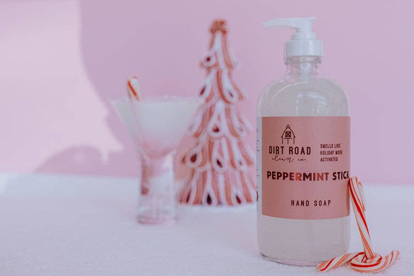 Dirt Road Candle Co - Peppermint Stick Hand Soap