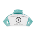 TELETIES - Open Hair Clip | Medium | Totally Turquoise
