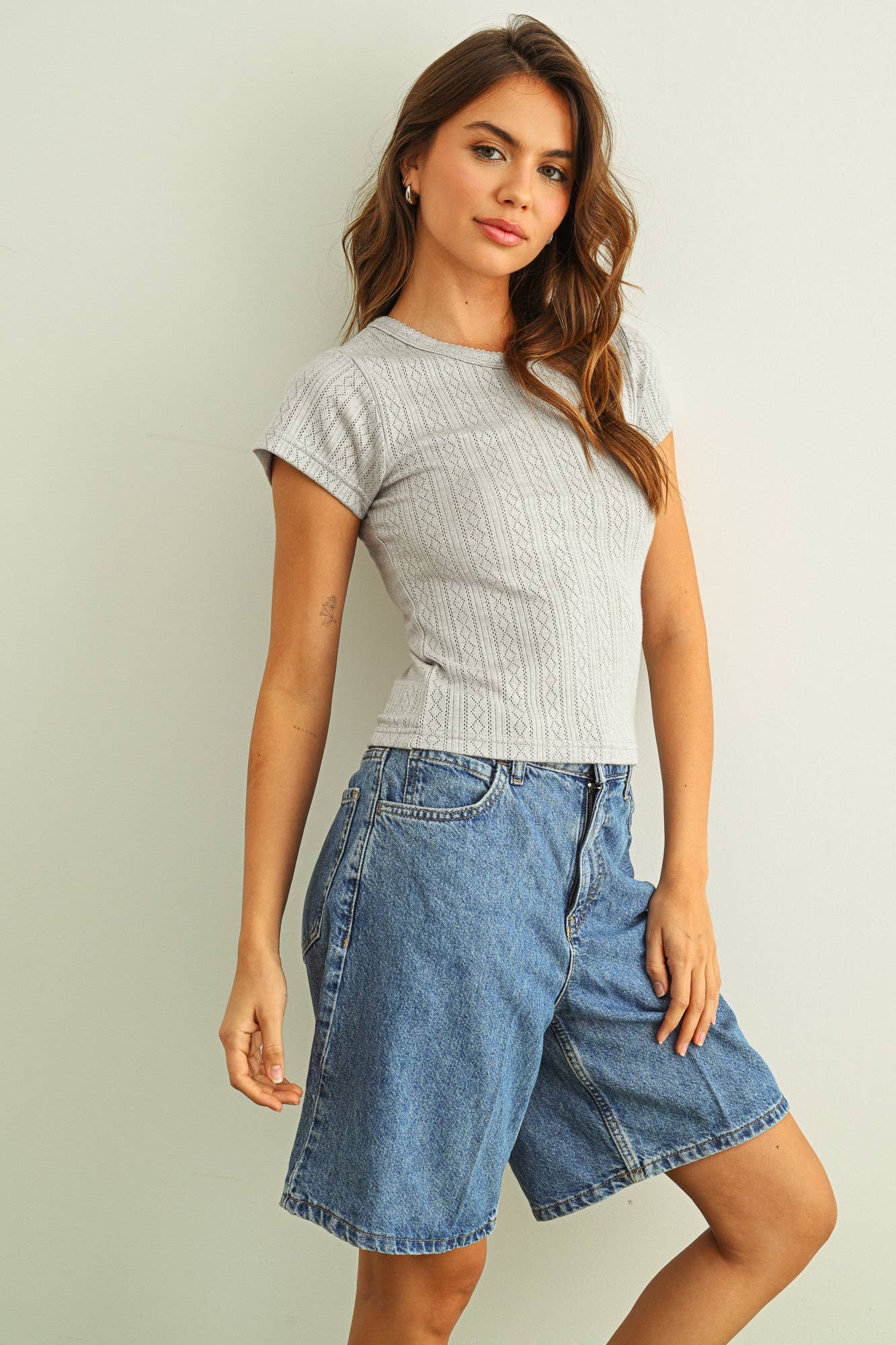 Mara Pointelle Top