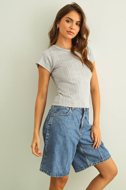 Mara Pointelle Top
