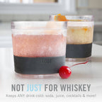 HOST - Whiskey FREEZE™ Insulated Cooling Cups - Smoke - Set of 2