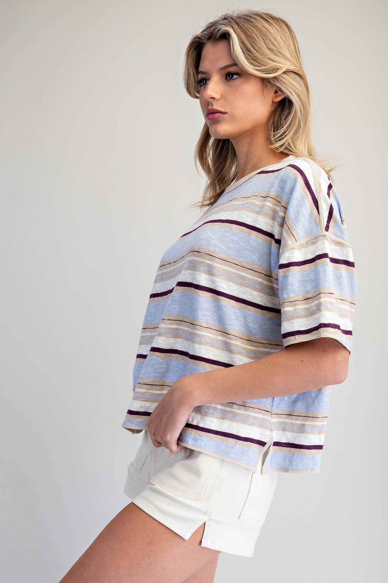 Willow Striped Boxy Tee