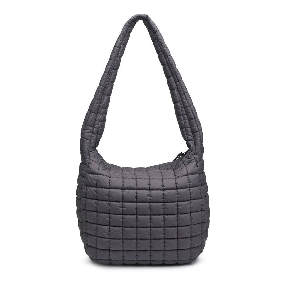Urban Expressions - Leda Quilted Nylon Puffer Hobo - Assorted Colors