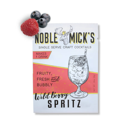 NOBLE MICK'S - Single Serve Craft Cocktails - Wild Berry Spritz Single Serve Craft Cocktail