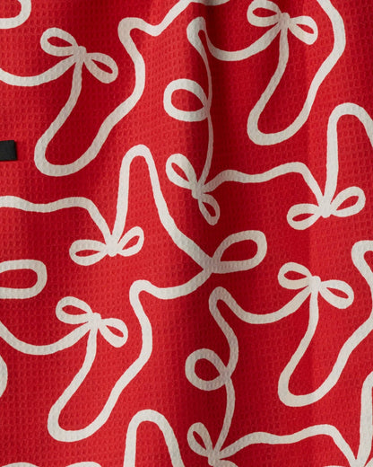 Geometry - Holiday Bows Luxe Kitchen Towel - Holiday 2026