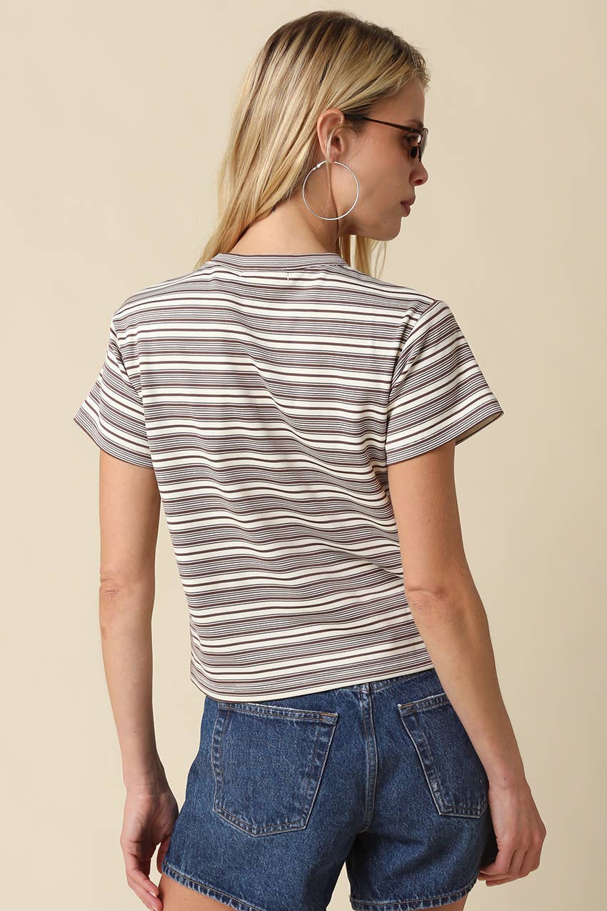 Mila Stripe Baby Tee