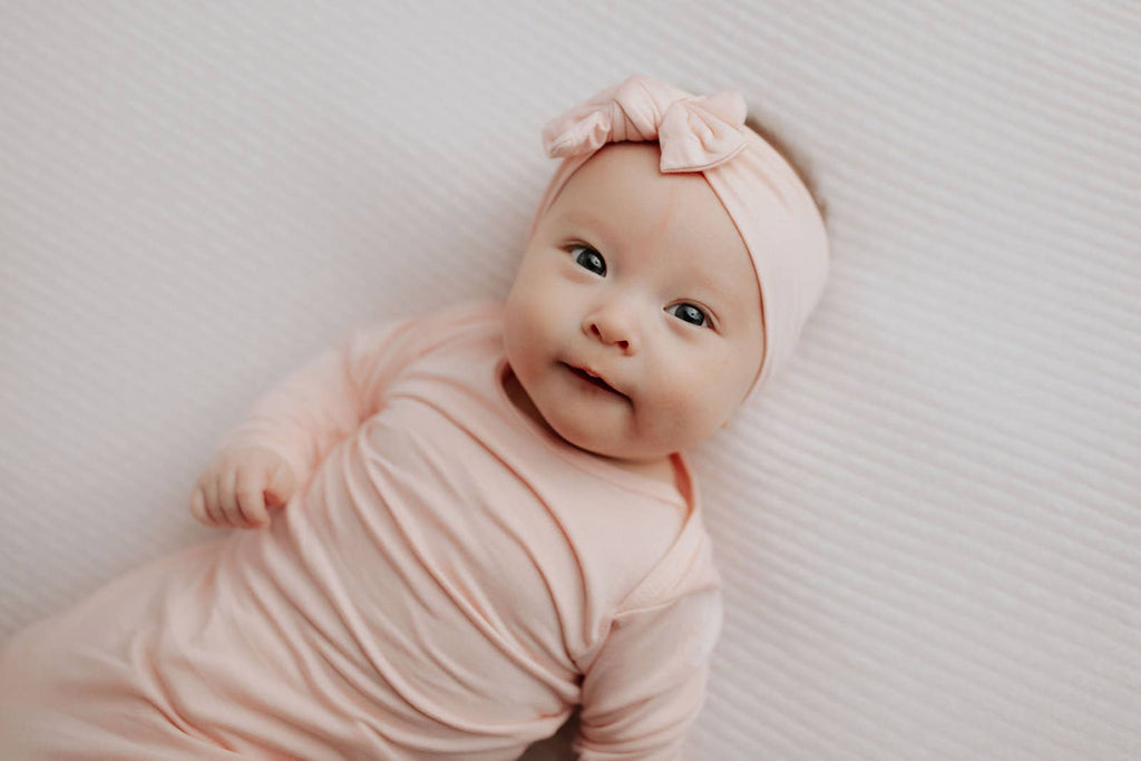 Three Little Tots - Heavenly Pink Knotted Gown