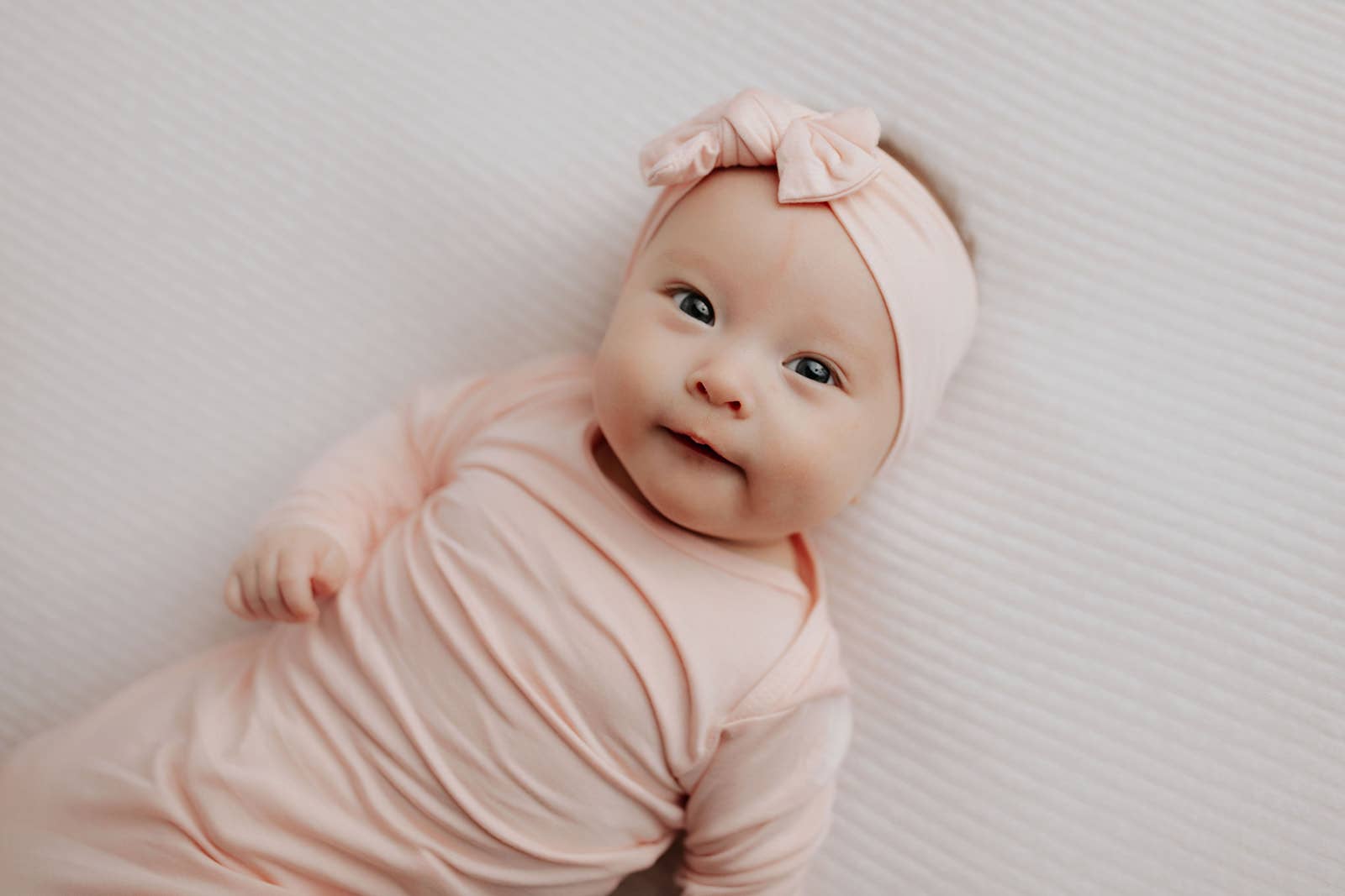 Three Little Tots - Heavenly Pink Knotted Gown