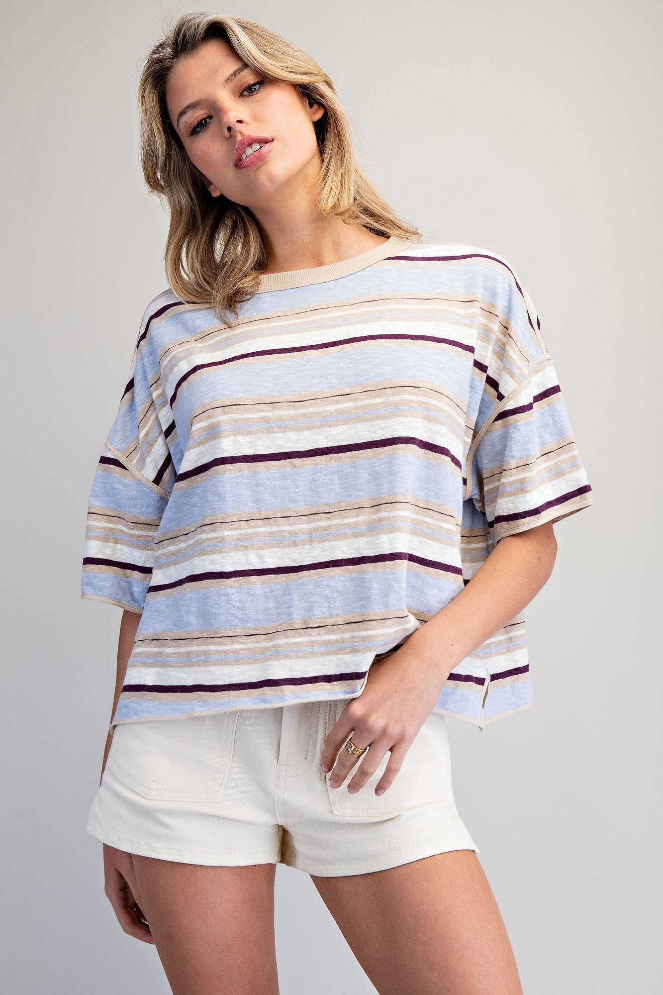 Willow Striped Boxy Tee