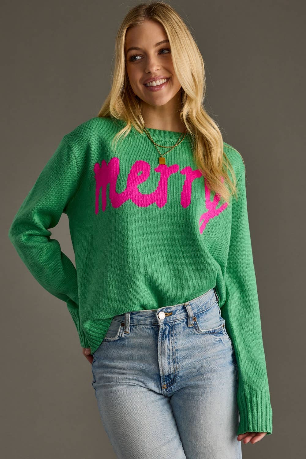 Panache Apparel Co. - Mint Green Merry Sweater