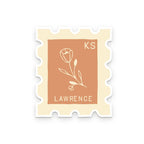 Ruff House Print Shop - Custom City Stamp Sticker - Atlantic, IA