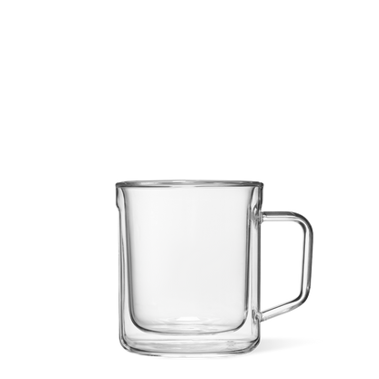 CORKCICLE - Glass Mug - 12oz Double Pack - Clear