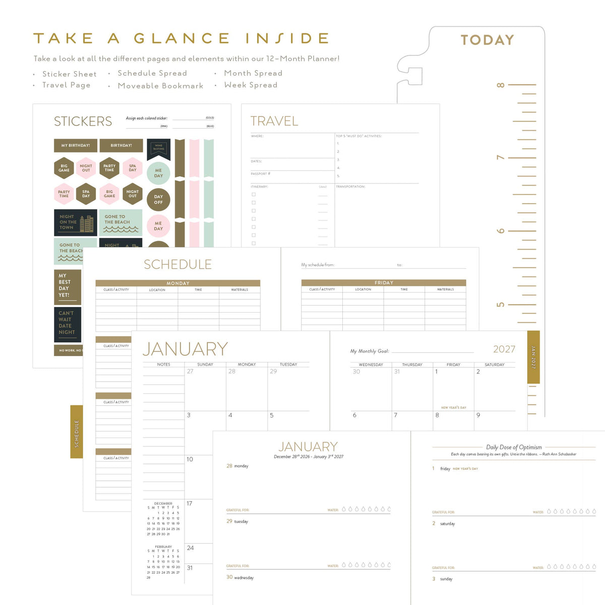 Seedlings - 2027 Dachshund 12 Month Planner (Jan -Dec 2027)
