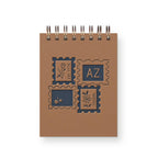Ruff House Print Shop - Custom City Stamp Mini Jotter Notebook - Atlantic, IA