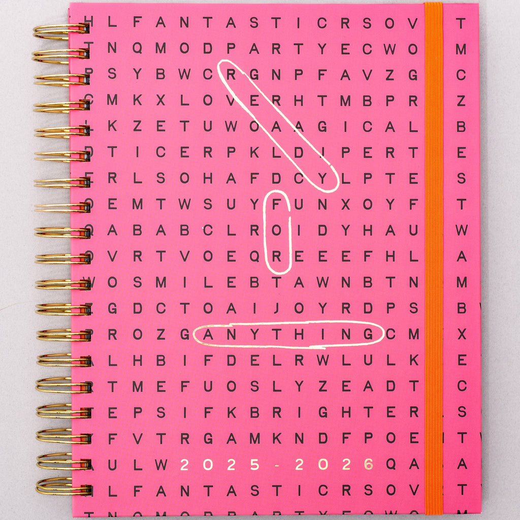 Ban.do - 17 Month Large Planner, Word Search