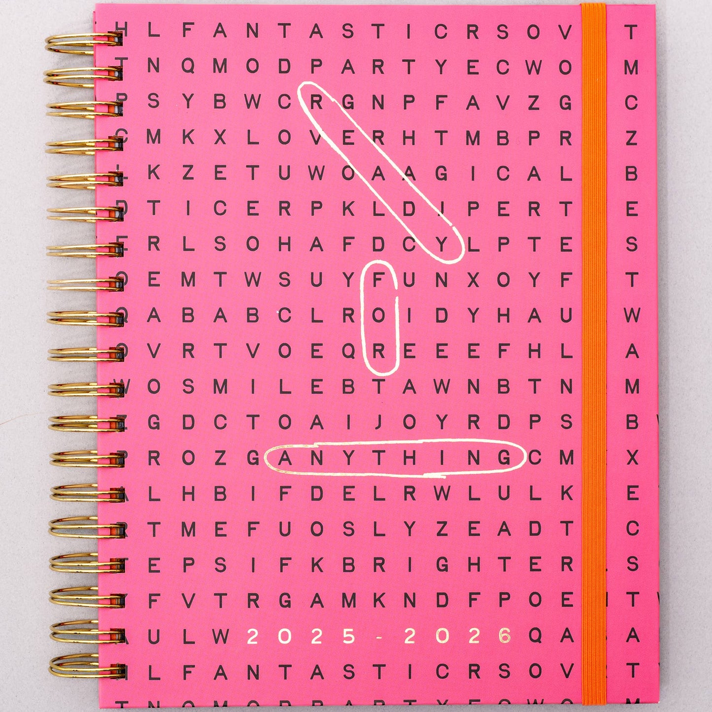 Ban.do - 17 Month Large Planner, Word Search