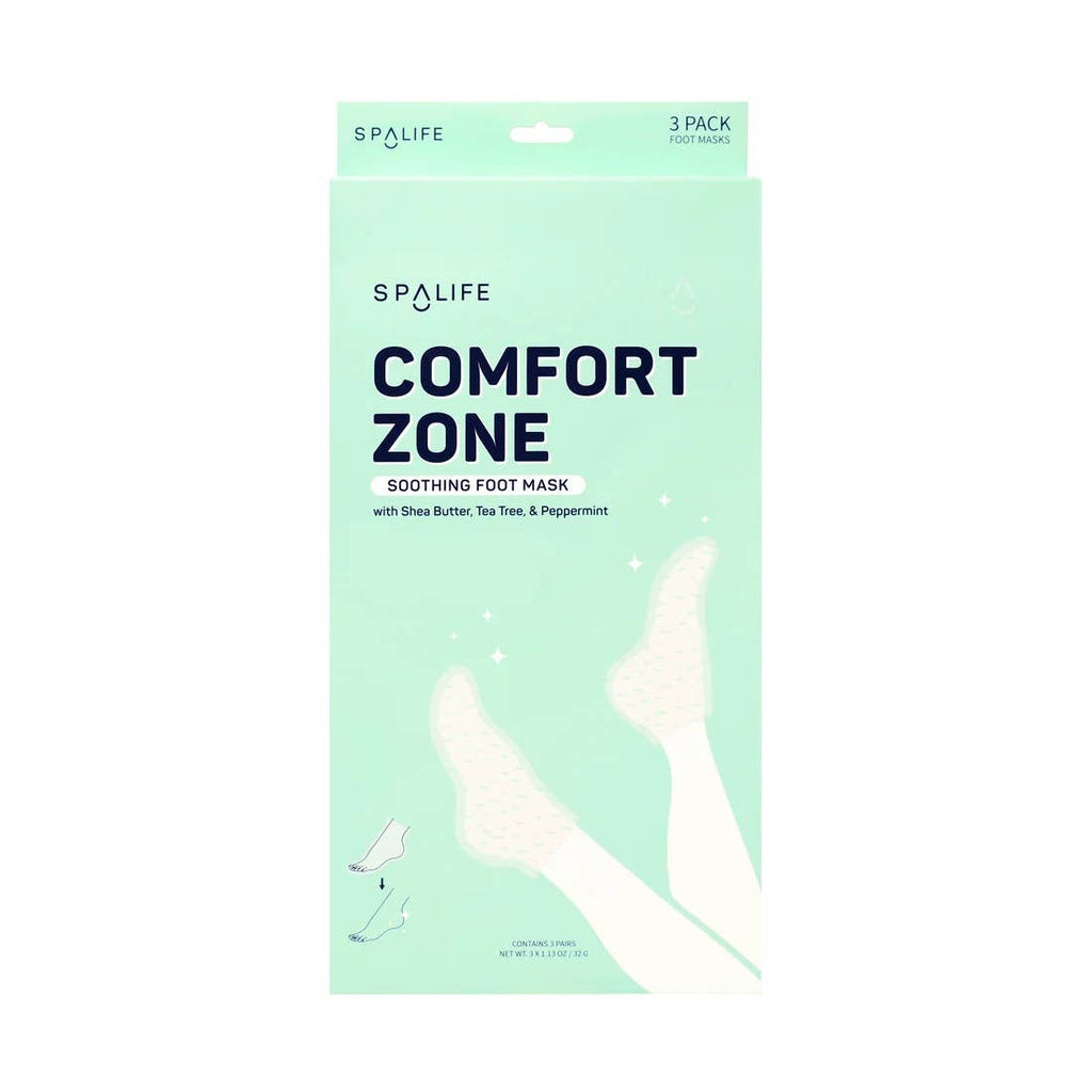 My Spa Life - Comfort Zone Soothing Foot Mask with - 3 Pairs