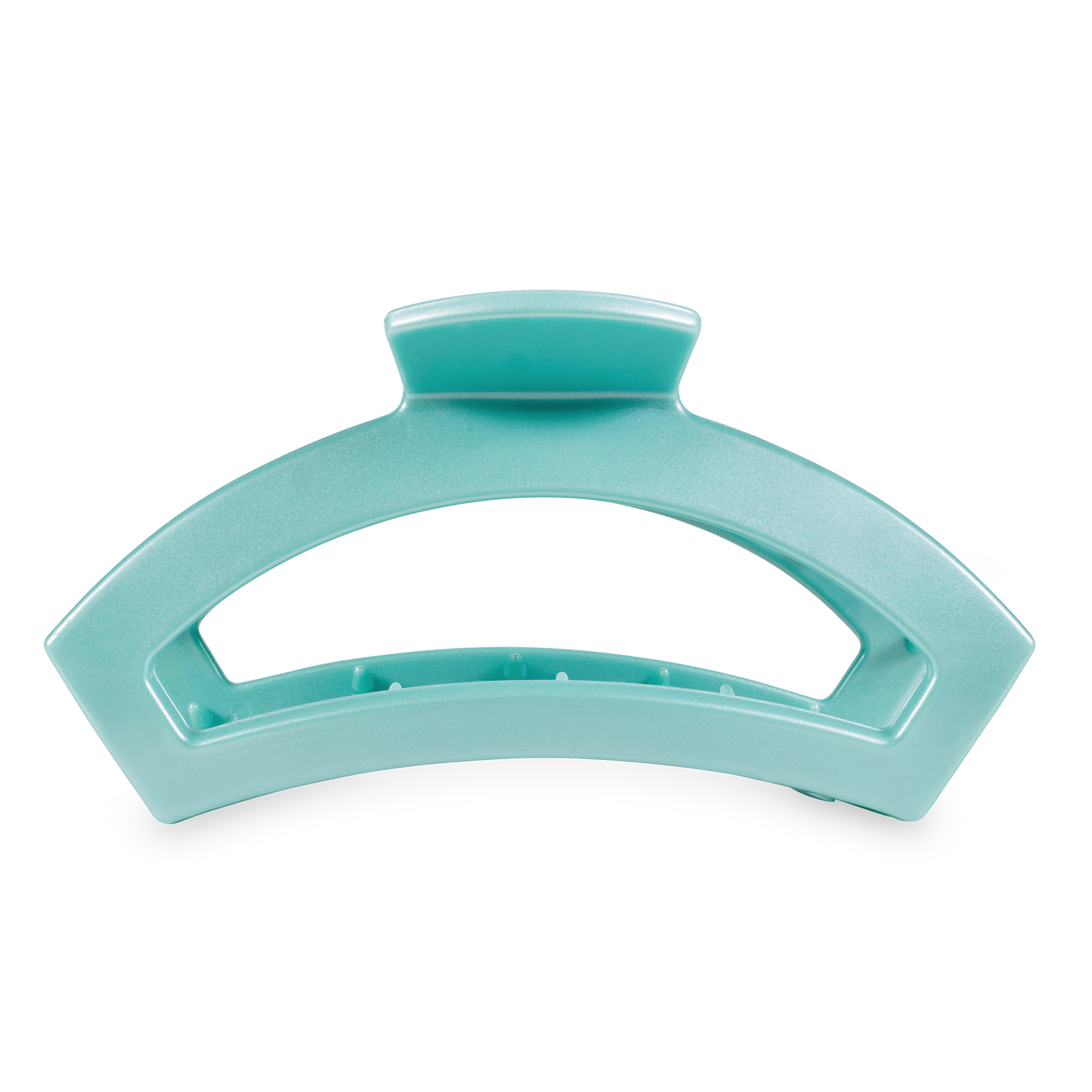 TELETIES - Open Hair Clip | Large | Totally Turquoise