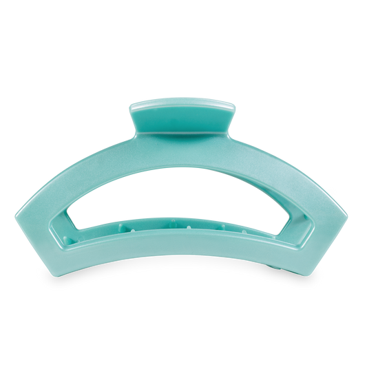 TELETIES - Open Hair Clip | Large | Totally Turquoise