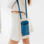 Pretty Simple - Woven Double Duty Phone Bag - Assorted Colors