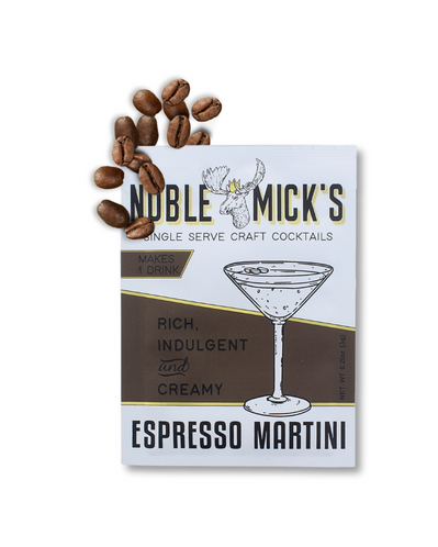 NOBLE MICK'S - Single Serve Craft Cocktails - Espresso Martini Single Serve Craft Cocktail