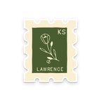 Ruff House Print Shop - Custom City Stamp Sticker - Atlantic, IA