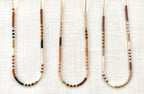 Ocean Breakup - Rich Neutral Seed Bead Necklace
