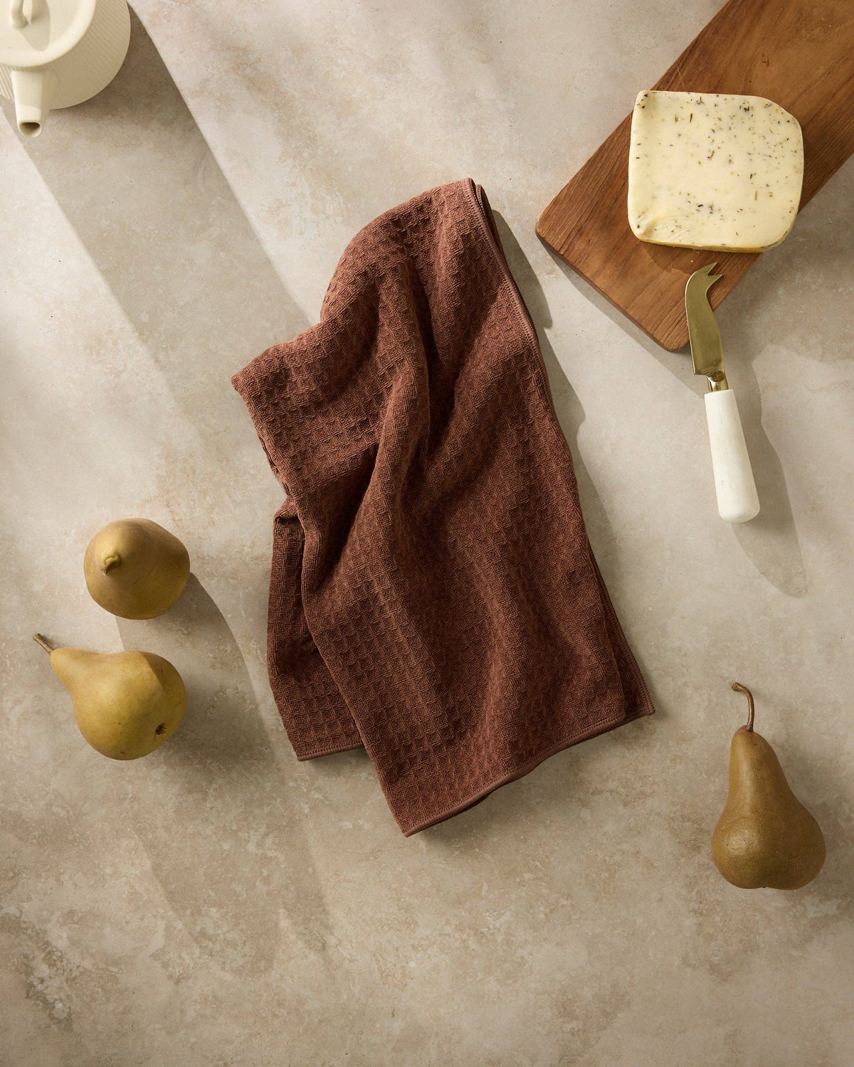 Geometry - Maple Truffle Hand Towel