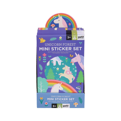 petit collage - Mini Sticker Set: Unicorn Forest