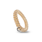 TELETIES - Good as Gold - Large Spiral Hair Coils, Hair Ties, 3-pack