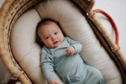 Three Little Tots - Blue Bird Knotted Gown