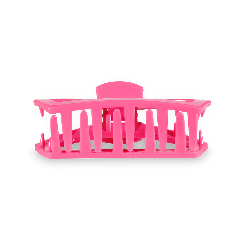 TELETIES - Open Hair Clip | Small | Paradise Pink