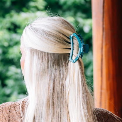 TELETIES - Open Teal With It Medium Hair Clip