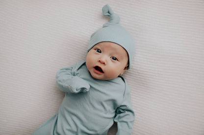 Three Little Tots - Blue Bird Knotted Gown