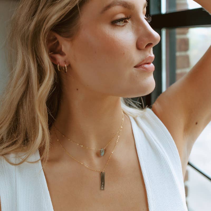 Token Jewelry - '712' Area Code Necklace